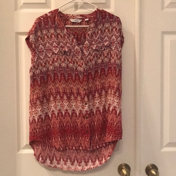 Tops - Red button down blouse